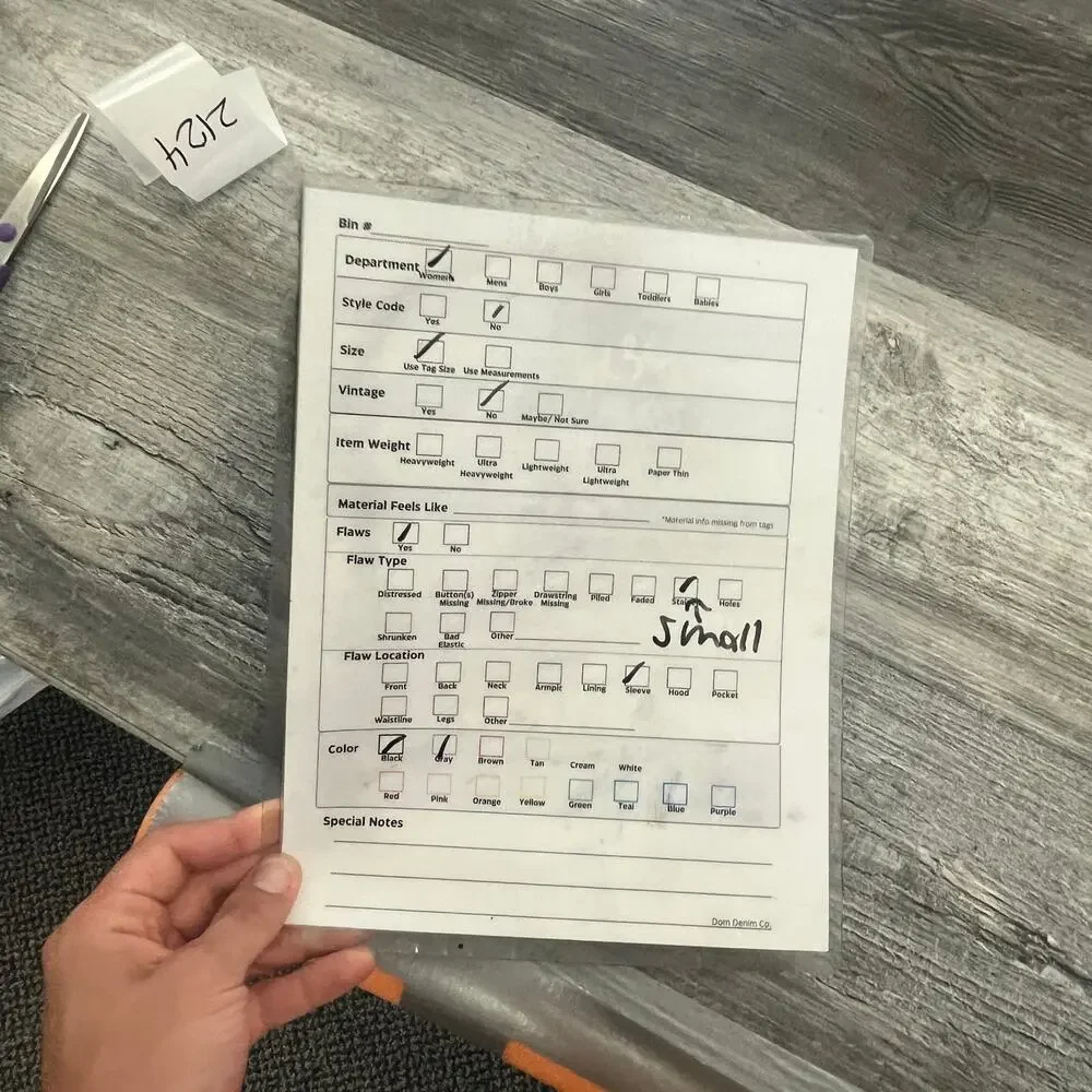 Free People Two Toned Black Gray Women S Grunge Hooded Knit Denim Trucker Jacket - Picture 9 of 9